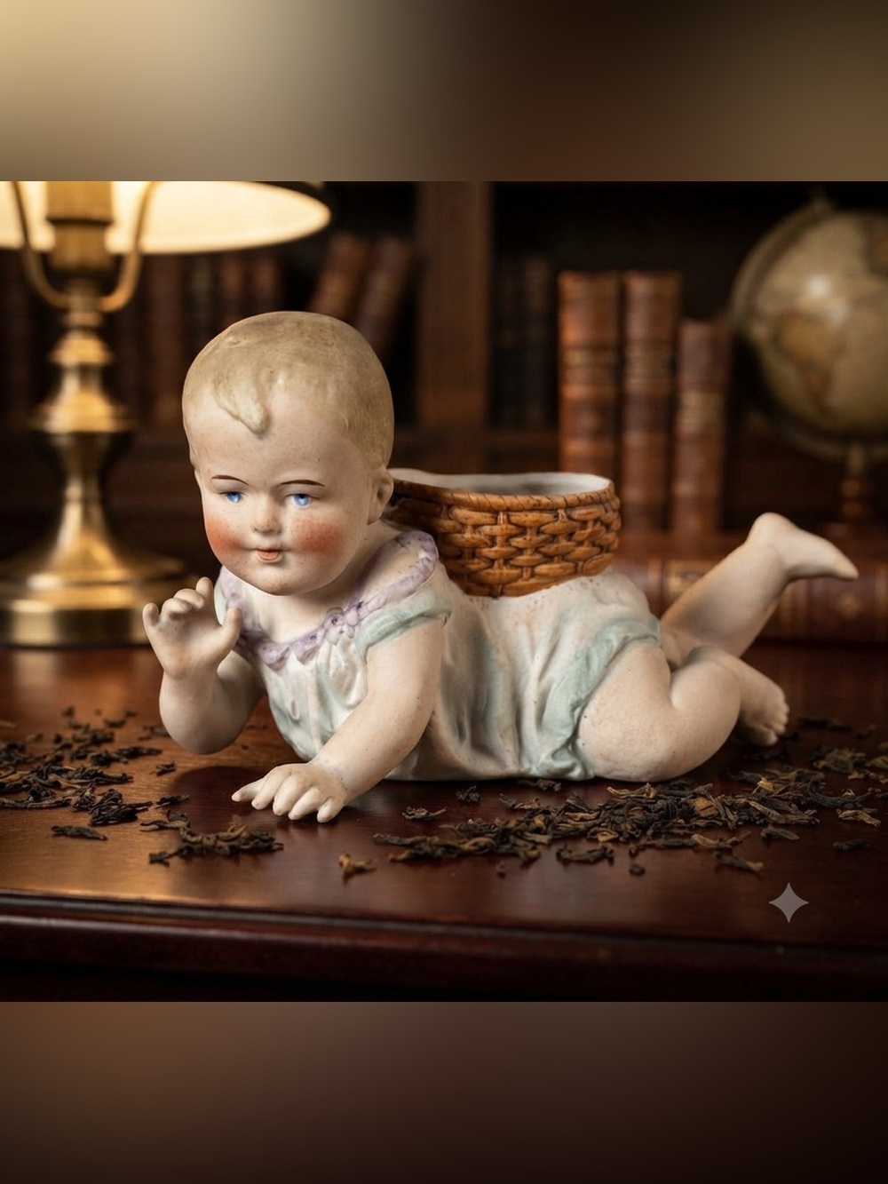 Vintage Ceramic Piano Baby Planter